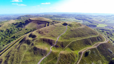 An Iron Age hill fort hought to have been first constructed in the 2nd century BC